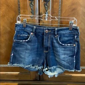 EUC High rise jean shorts